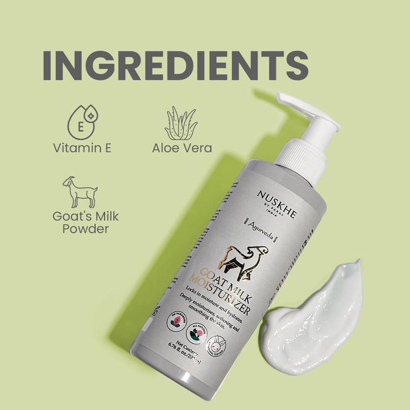 Nuskhe By Paras NUSKHE BY PARAS Goat Milk Moisturizer Lotion 200Ml - Image 5