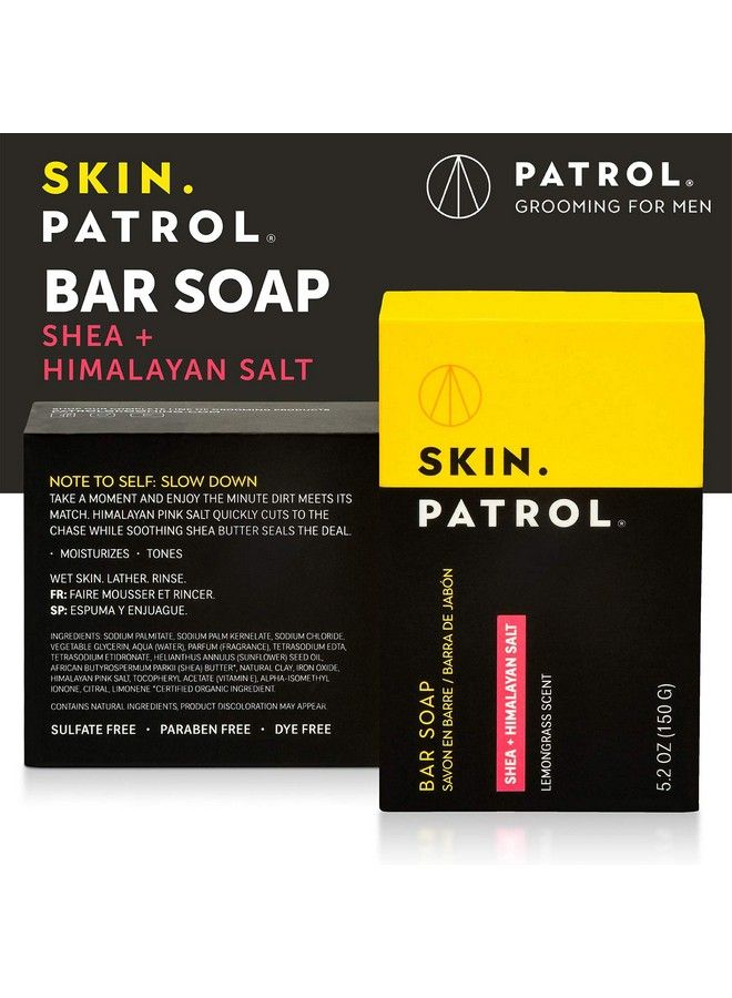 Bump Patrol Skin Patrol Shea Butter & Himalayan Salt Bar Soap Sulfatefree Parabenfree Pack Of 3 - Image 3