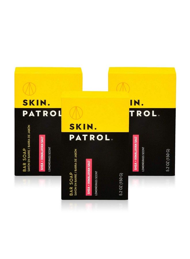 Bump Patrol Skin Patrol Shea Butter & Himalayan Salt Bar Soap Sulfatefree Parabenfree Pack Of 3 - Image 2