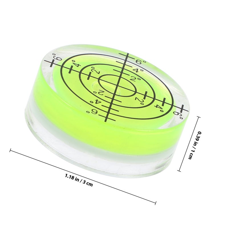 5pcs Small Level Bubble Circular Bubble Level Mini Level Small Leveler Spirit Level - Image 2