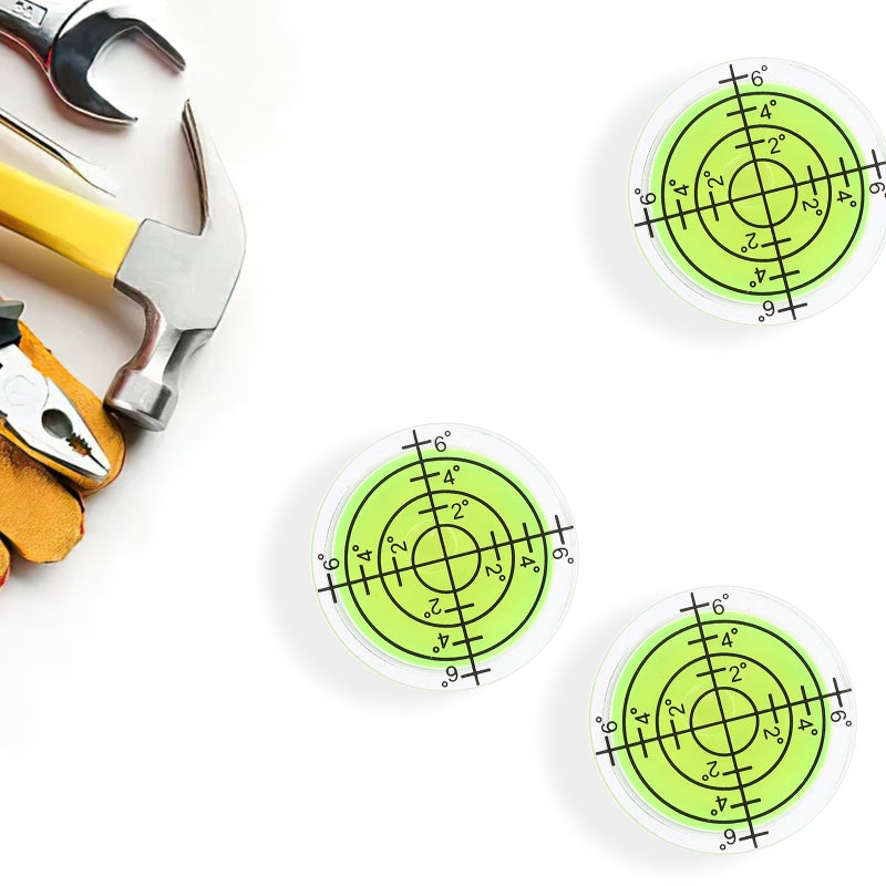 5pcs Small Level Bubble Circular Bubble Level Mini Level Small Leveler Spirit Level - Image 4