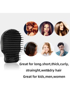 Tangle Angel Rebel Detangling Brush, Black Skull  - Image 5