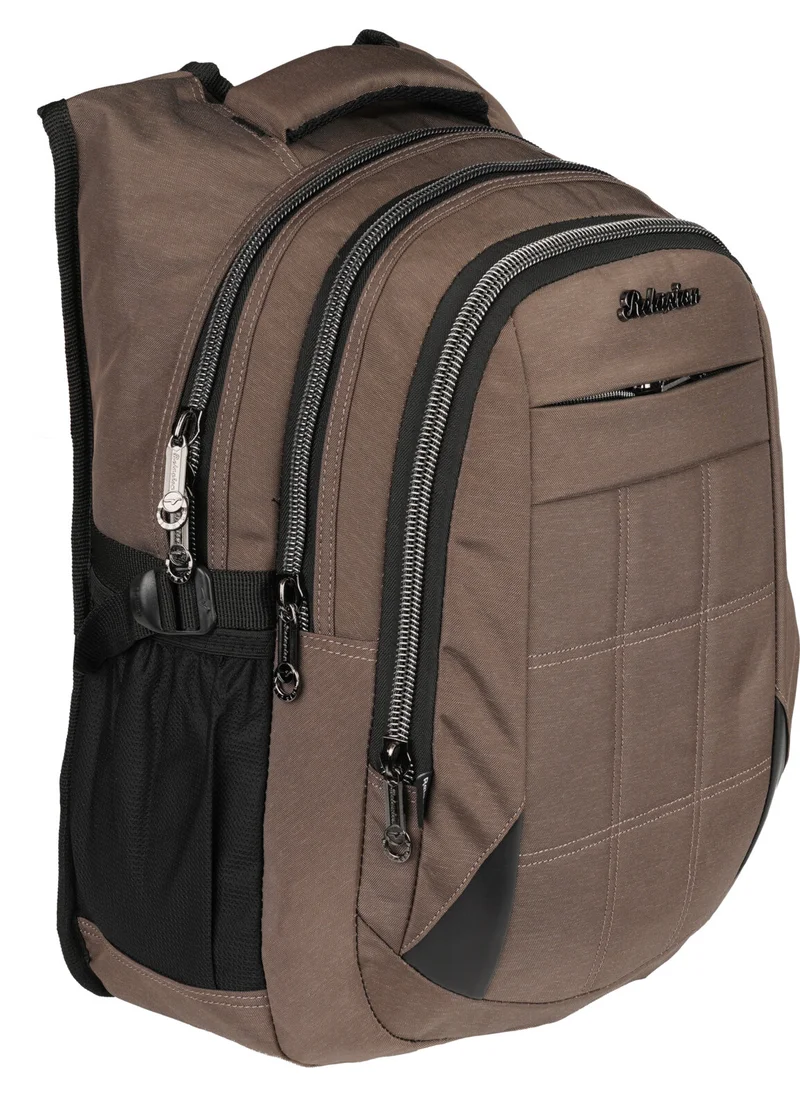 ريلاكسن 2227 Beige Waterproof Lined Fabric Backpack