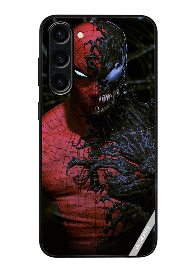 VR CREATIVE Protective Case Cover For Samsung Galaxy S23 Plus Spiderman Design Multicolour - Image 1