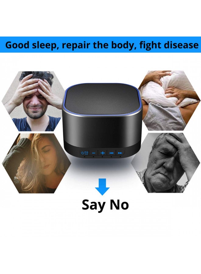 Magicteam Magicteam Sound Machine White Noise Machine with 20 Non Looping Natural Soothing Sounds Memory Function 32 Levels of Volume Powered by AC or USB and Sleep Sound Timer Therapy for Baby Kids Adults  - Image 4