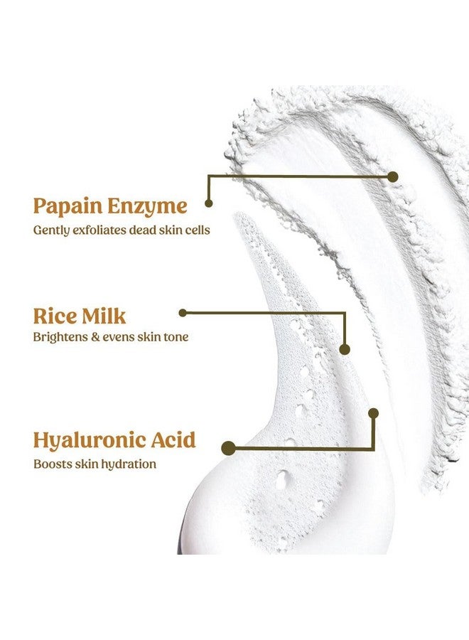 vilvah STORE مجموعة غسول الوجه بمسحوق الحليب وسيروم قطرات الحليب من فيلوه ستور | لبشرة مشرقة ومتألقة | لجميع أنواع البشرة | للرجال والنساء | عبوة من 2 - Image 3