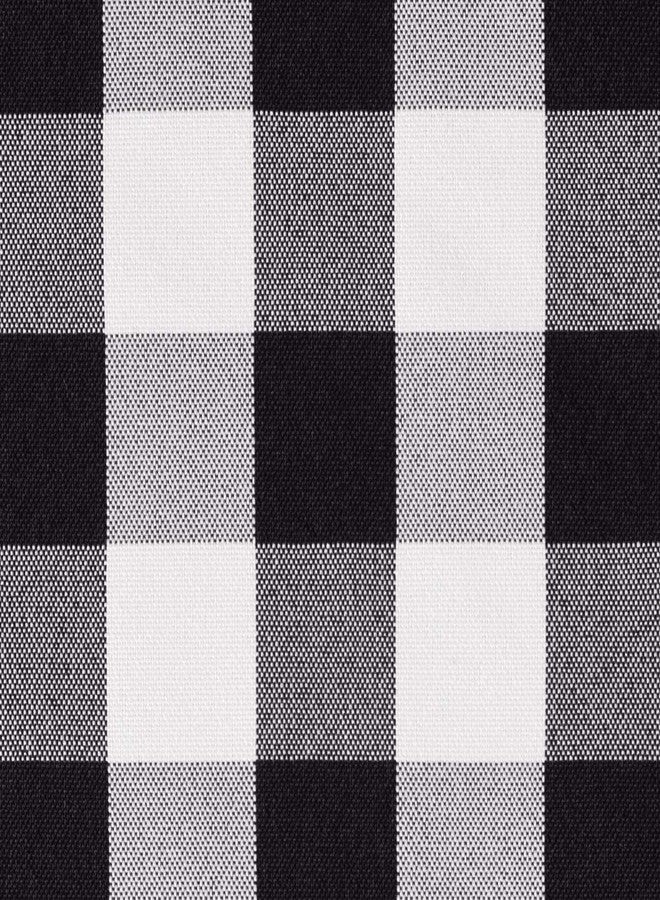 LA Linen Checkered Chair Bows Sashes,10-Pack, 7, Black/White 7 by 108-Inch - Image 5