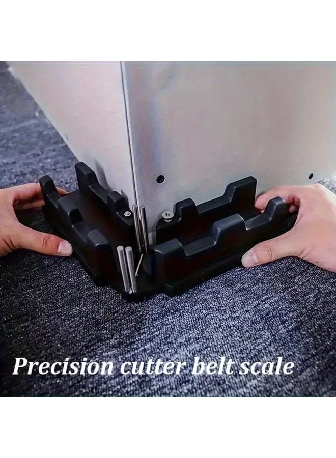 2 In 1 Black Angle Protractor And Angle Finder Tool Precision Cutting Measurement Heavy Duty Construction For Carpentry DIY Projects Plumbing Gardening Professional Home Workshop Ergonomic Grip Sturdy Material Measuring Instrument - Image 1