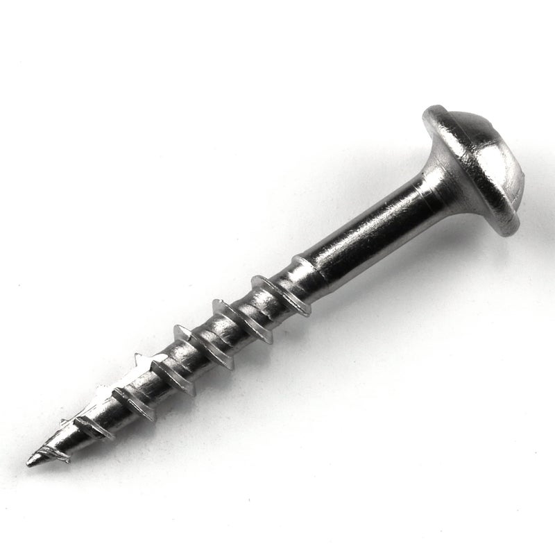 Kreg Kreg SML-C125S5-100 Stainless Steel Pocket-Hole Screws, 1 1/4 Inch, #8 Coarse Thread, Maxi-Loc Head, (100 Count)  - Image 2