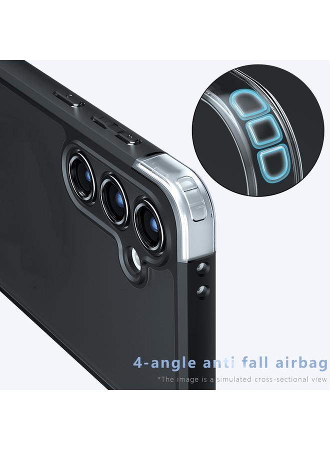 S-TOP Case For Samsung Galaxy S24 FE 5G Armor Precise Hole PC Hybrid TPU Phone Case - Image 5