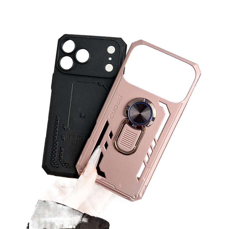 Protective Case | Shockproof Cover for iPhone 15 / 15 Plus / 15 Pro / 15 Pro Max | Black TPU+PC | Drop Protection - Image 3
