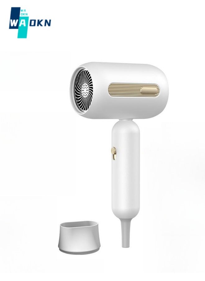 WAOKN - Professional Ionic Hair Dryer, Powerful 1900W Fast Drying Low Noise Blow Dryer with Ionic hair dryer Quick-drying hair dryer Mute hair dryer hair dryer Portable hair dryer Silent Dry hair quickly - Image 1