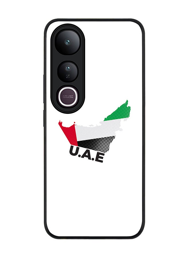 Stylizedd For vivo V50 Lite Case,Slim fit Camera Protection, Shockproof Thin Phone cover  - UAE Map