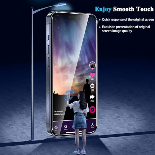 OpenTech® Military-Grade Tempered Glass Screen Protector Compatible for iPhone 17 Pro Max with Edge to Edge Coverage - Case Friendly, Anti-scratch and Bubble free installation kit (6.9 Inches) - Image 5