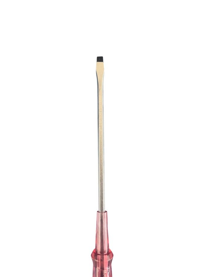 Jon Bhandari Tools 200mm Hammering Screwdriver with Striking Head – Heavy Duty Flat Head Screwdriver with Chrome Vanadium Steel Shaft & Shockproof Handle for Home, Electrical, DIY & Professional Use - Image 5