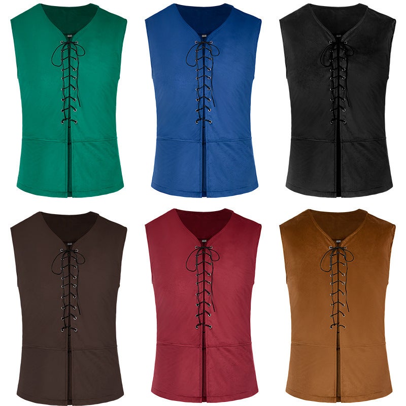 Medieval Gothic Victorian Jacket – Unisex Polyester Cosplay Suit for Ages 18-24 - Image 5
