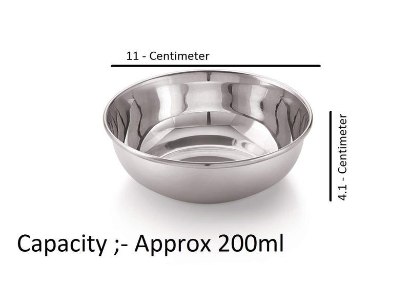 Bartan Star Stainless Steel Dinnerware & Serving Set of 6 - Image 2