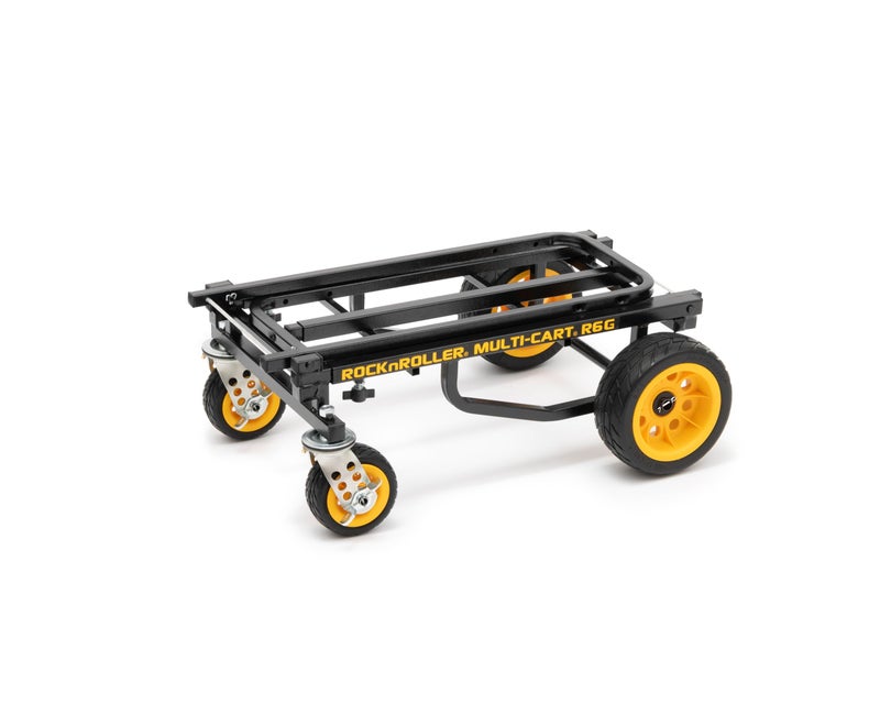 Rock-N-Roller R6G (Mini Ground Glider) 8-in-1 Folding Multi-Cart/Hand Truck/Dolly/Platform Cart/28" to 42.5" Telescoping Frame/500 lbs. Load Capacity, Black - Image 4