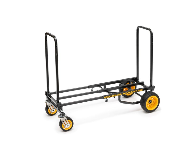 Rock-N-Roller R6G (Mini Ground Glider) 8-in-1 Folding Multi-Cart/Hand Truck/Dolly/Platform Cart/28" to 42.5" Telescoping Frame/500 lbs. Load Capacity, Black - Image 1