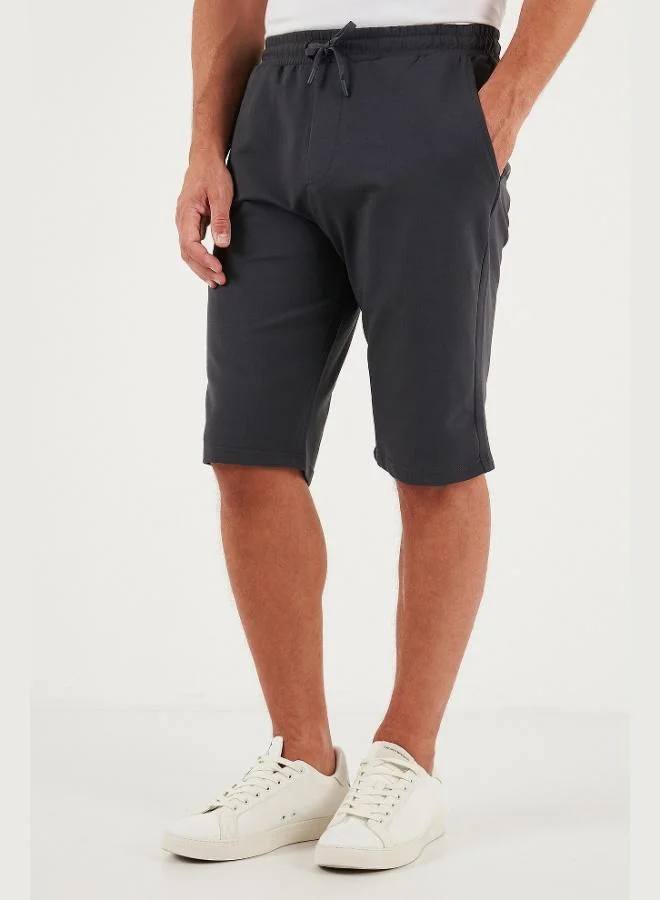 بوراتي شورت رجالي قطن بوراتي بقصة عادية وخصر عادي برباط