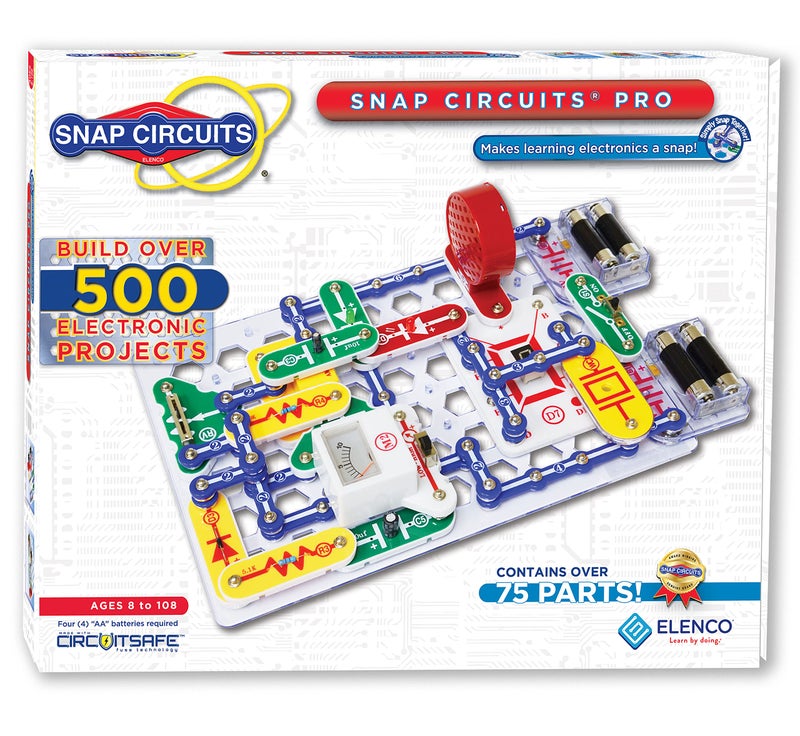 Snap Circuits Pro SC-500 Electronics Exploration Kit | Over 500 Projects Full Color Project Manual 73 + Parts STEM Educational Toy for Kids 8 - Image 5