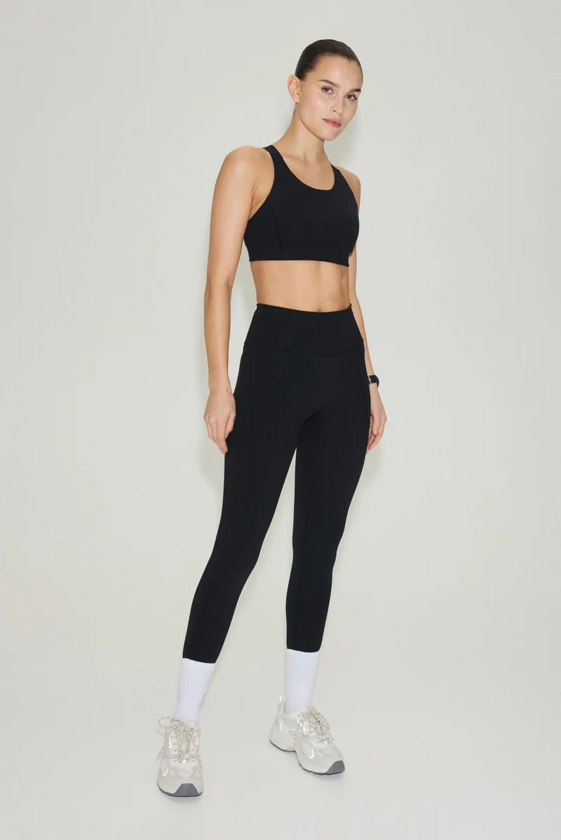 اتش اند ام حمالة صدر رياضية بدعم عالي من نسيج شيب موف