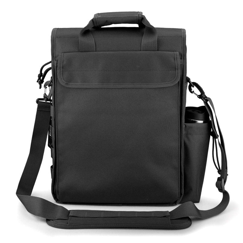 FRTKK Tactical Messenger Bag Military MOLLE Sling Shoulder Pack Briefcase Laptop Assault Gear Handbags Utility Carry Satchel (Black, 17.3 inch) - Image 2