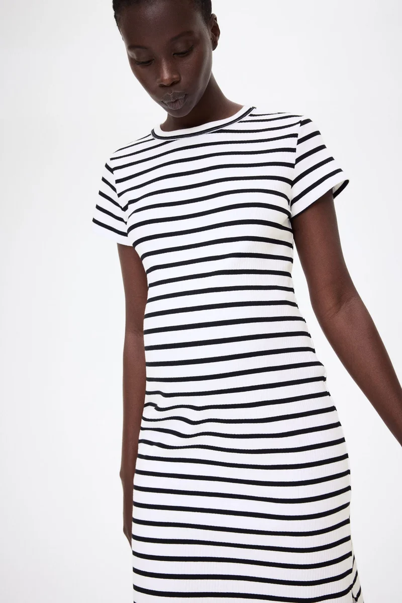 H&M MAMA Ribbed T-shirt dress