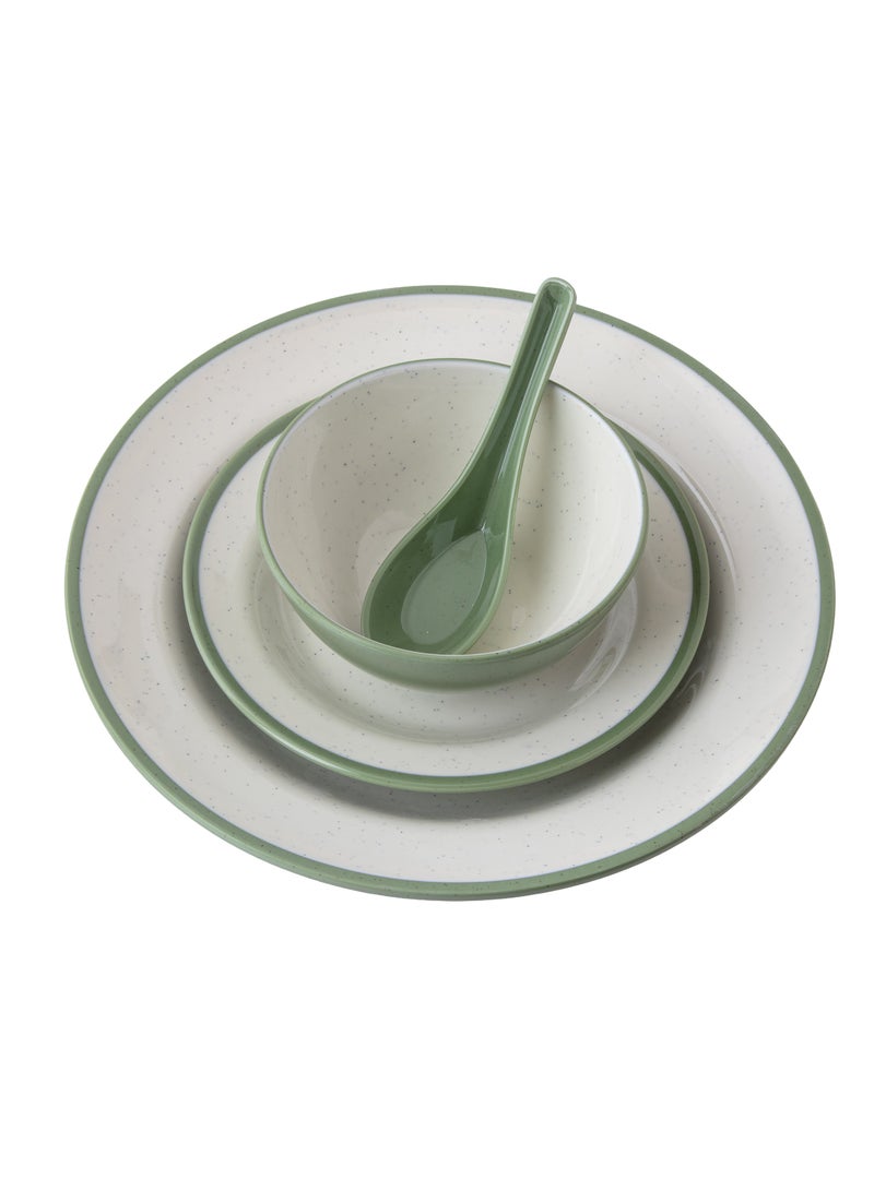 سي سي بن شيهون طقم سفرة 57 قطعة من الميلامين العالي الجودة و الأمن في الميكرويف - Image 5