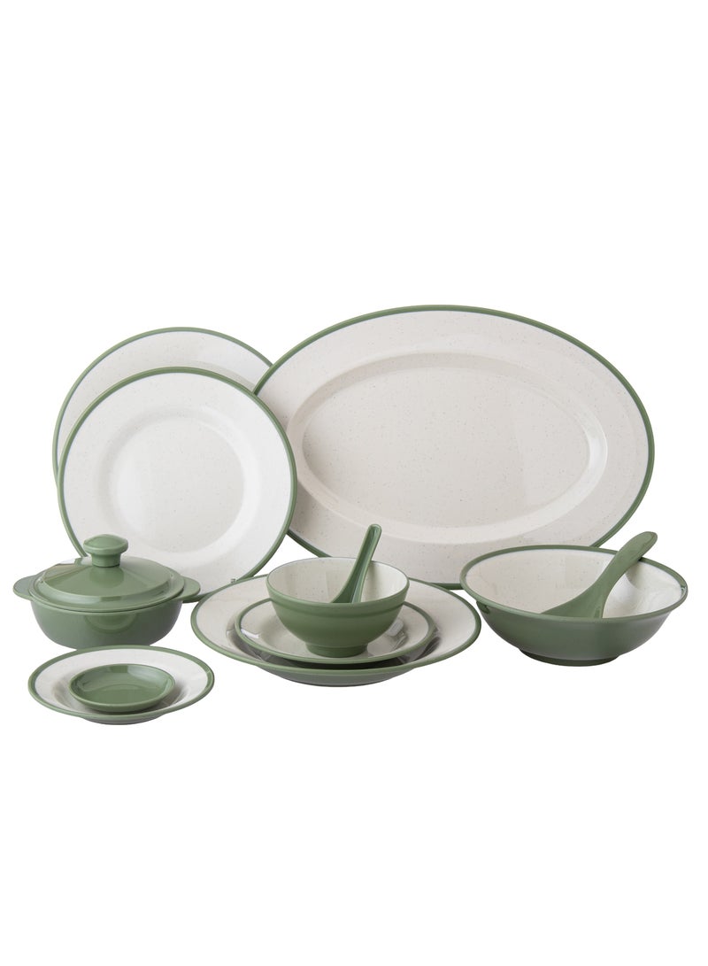 سي سي بن شيهون طقم سفرة 57 قطعة من الميلامين العالي الجودة و الأمن في الميكرويف - Image 3