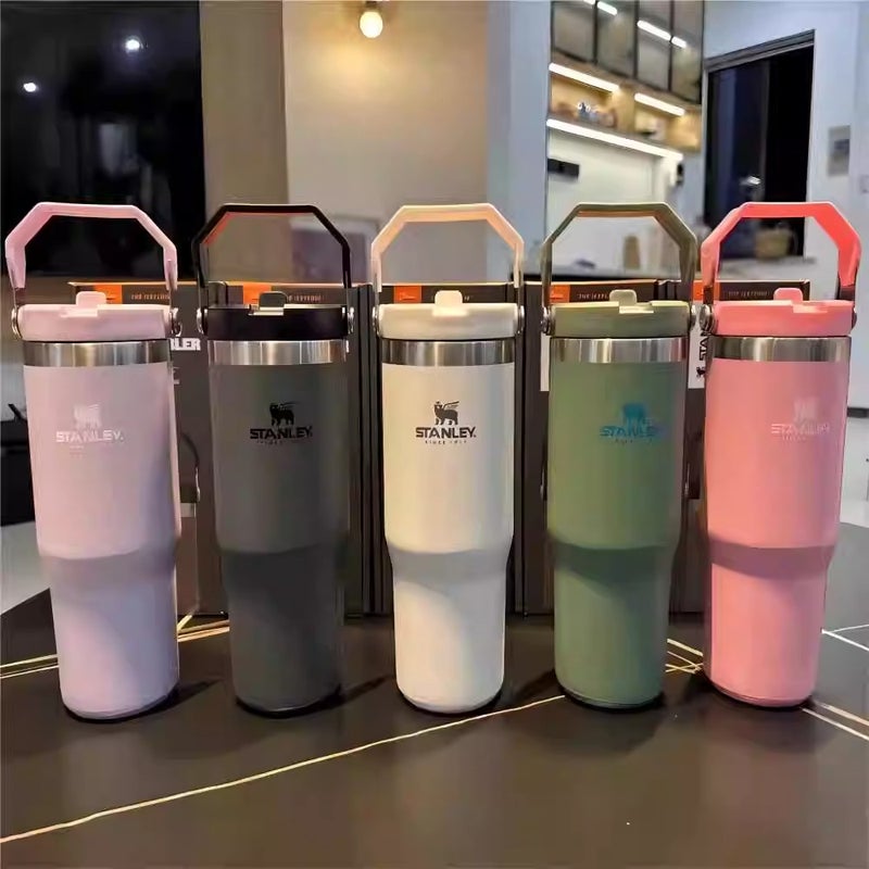 Stanley 2nd Gen 30oz Stainless Steel Tumbler with Handle and Straw - Image 2