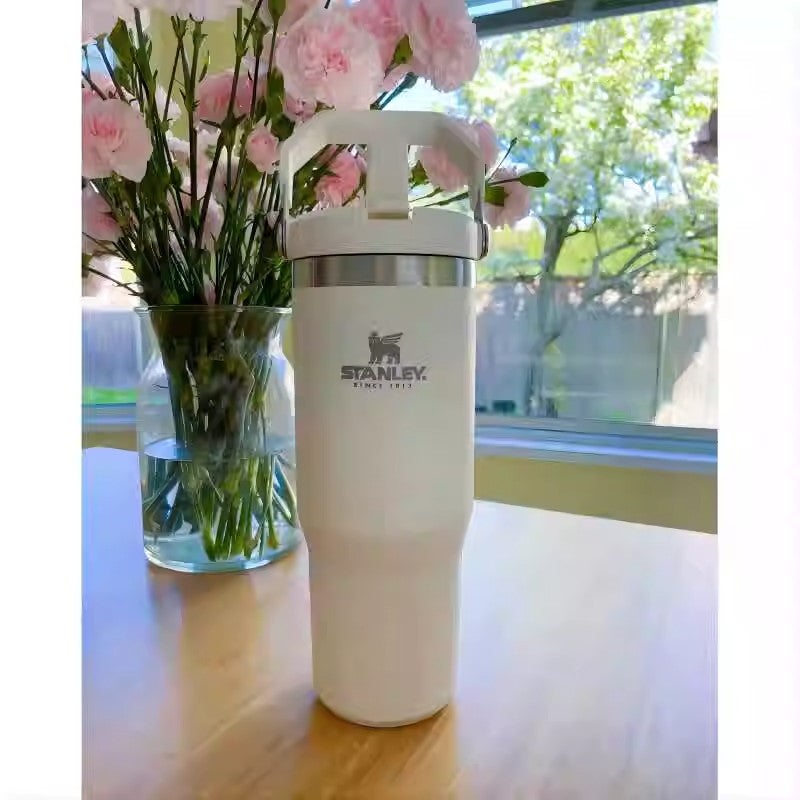 Stanley 2nd Gen 30oz Stainless Steel Tumbler with Handle and Straw - Image 3