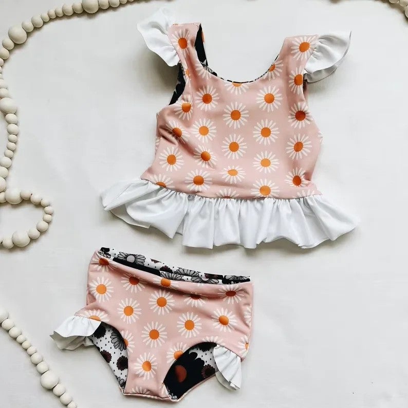 Bluejw Kids Swimsuit  Cute Cartoon Print Bathing Suit for Beach and Pool - Image 2