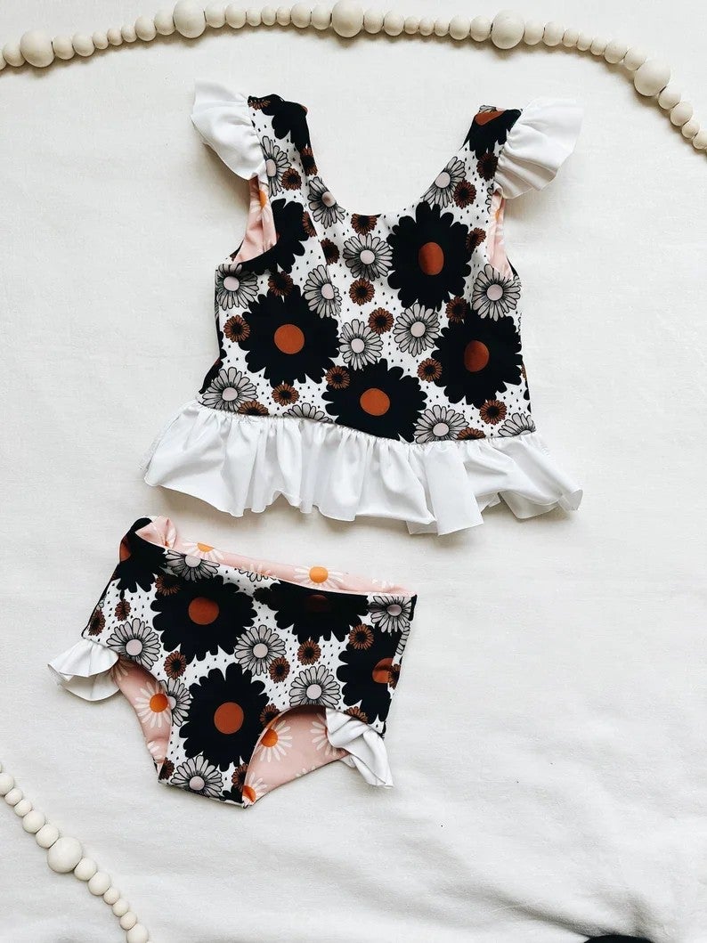 Bluejw Kids Swimsuit  Cute Cartoon Print Bathing Suit for Beach and Pool - Image 3