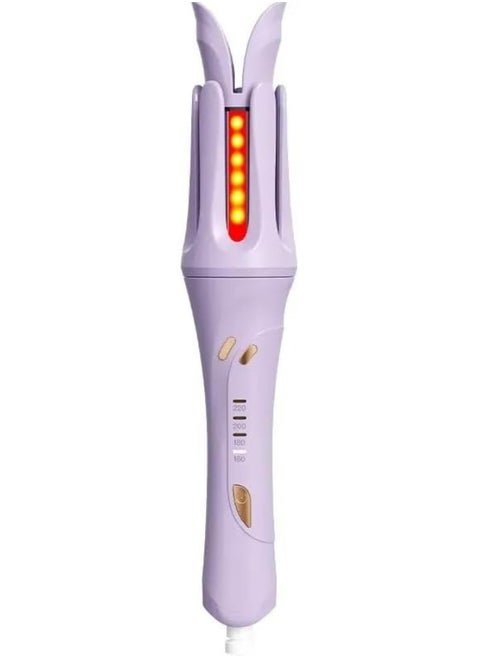 SAFENHAND Automatic Hair Curling Iron, 32mm Barrel, LED Display, 4 Temperature Settings 160-220°C, 2-Way Rotation (PINK)