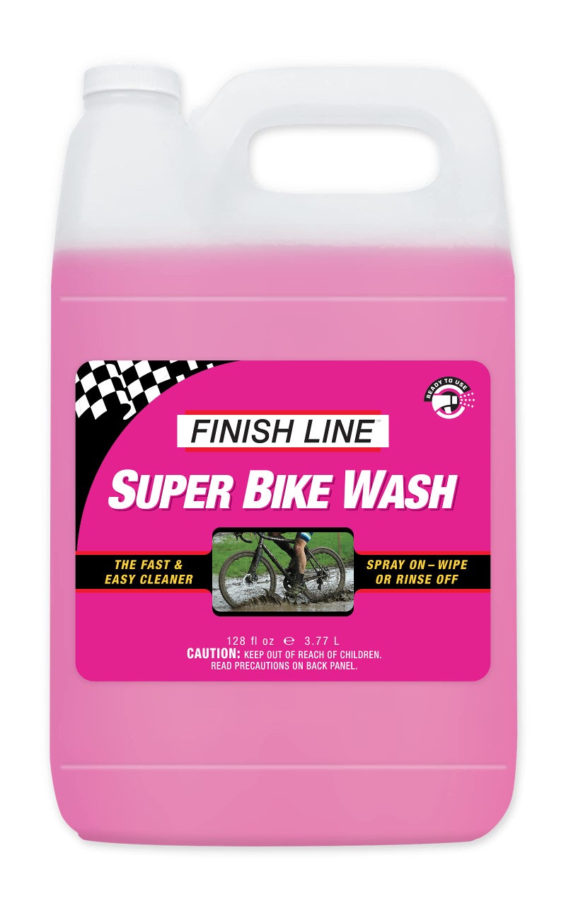 Finish Line Super Bike Wash – Professional Biodegradable Bicycle Cleaner with Advanced Cleaning Agents and Rust Inhibitors – Safe on All Components – Shop Size – 1 Gallon - Image 1