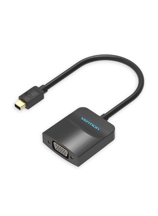 VENTION Mini DP to VGA Converter 0.15M Black Model # HBDBB - Image 1