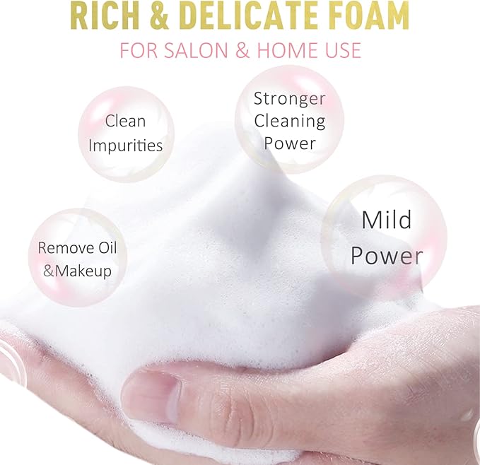 EMEDA شامبو تمديد الرموش 100 مل مع فرشاة شامبو الرموش منظف رغوي للرموش لغسل التمديدات والرموش المجمعة خالي من البارابين والزيوت للاستخدام في الصالون والمنزل - Image 3