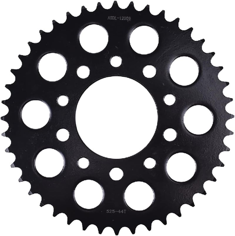QASULER 525 44T Motorcycle Rear Sprocket - Image 1