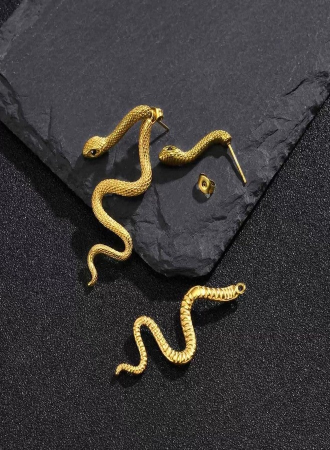 YANCHUN Bendable Snake Necklace Bracelet Medusa Costume Vintage Gothic Jewelry Flexible Chain Cuff Necklace Halloween Costumes Accessories - Image 5