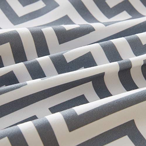 AEROHAVEN Set of 6 Satin Abstract Designer Decorative Throw Pillow/Cushion Covers - (Grey, 24 x 24 Inch) - Image 5