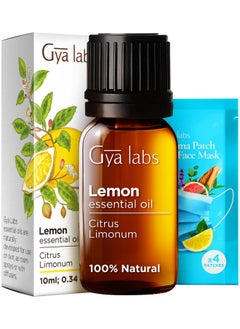 Gya Labs Lemon Essential Oil for Diffuser - 100% Natural Lemon Oil for Skin Self-Care - Lemon Oil Essential Oil for Cleaning DIY Candle Making & Aromatherapy - Refreshing Scent (0.34 Fl Oz) - pzsku/ZD0C256DE3A539659027BZ/45/_/1736426371/31692e85-c127-4997-b418-a7fc00ef9e90