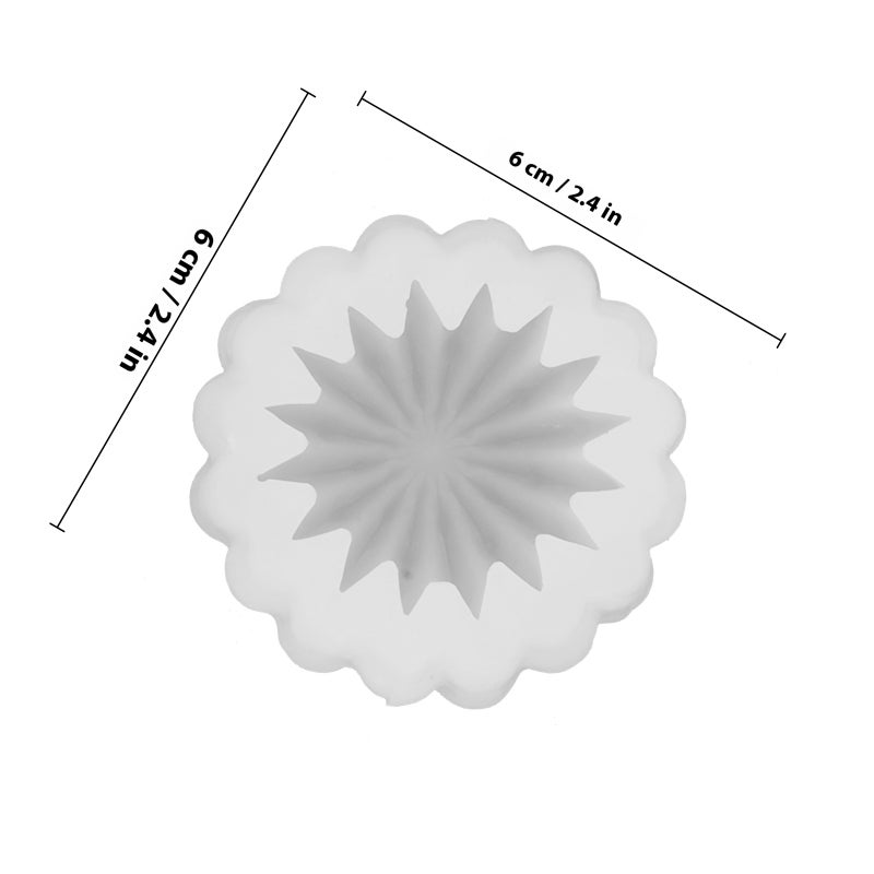 10Pcs Candle Mold Scented Candle Mold Aromatherapy Candle Silicone Model - Image 2