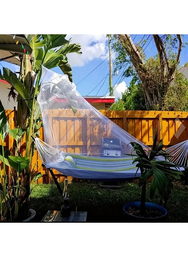 Blue Bed Canopy Mosquito Net Insect Protection Room Decor Outdoor Camping Easy Hanging - Image 5
