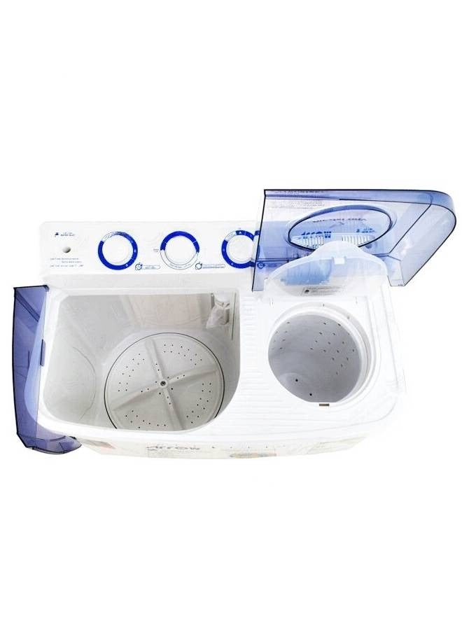 Arrow Twin Tub Washing Machine - Top Load - 6 kg - White - RO-07TTB - Image 2