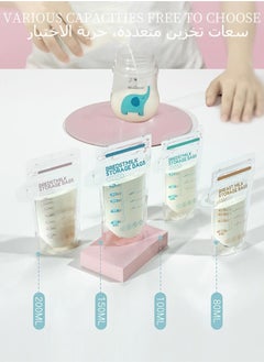 Goldfish 30 Piece Baby Self-standing Bottom Design Breast Milk Storage Bags With Double Zipper Multi-Capacity  - Image 4