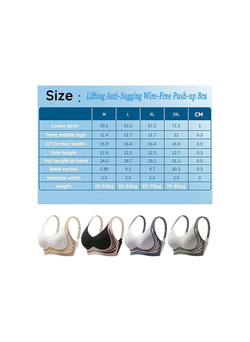 Generic - Glamlacy Powerful Push-Up Seamless Bra, Lushfitting Push-Up Bra, Dbadi Push Up Bra, Lifting Anti Sagging Wire Free - Image 1