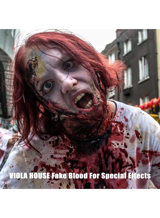 VIOLA HOUSE Artificial Blood Red Spray, Artificial Halloween Blood, film blood, vampire blood, zombie blood for carnival and carnival, Sfx Make Up Face Body Paint. 50g/1.76oz - Image 5