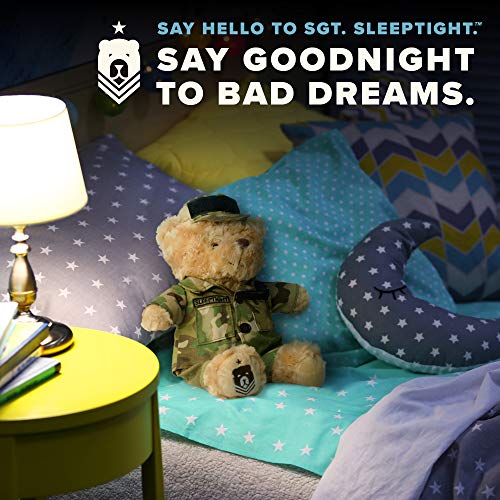 ZZZ Bears SGT Sleeptight Army Teddy Bear with Storybook & Sleep System, Comforting Gift for Army Kids, Helps with Bedtime Routine, Deployment Separation & Emotional Support - Image 5