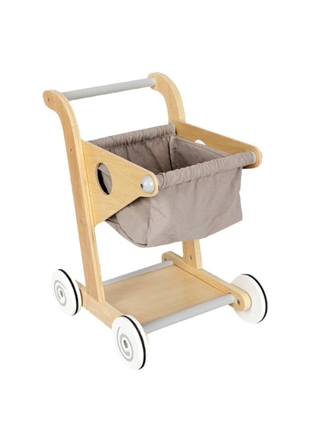Factory Price - Everyn Wooden Shopping Cart Walker - B - Image 1